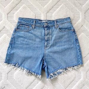 High-rise cut-off Jean shorts